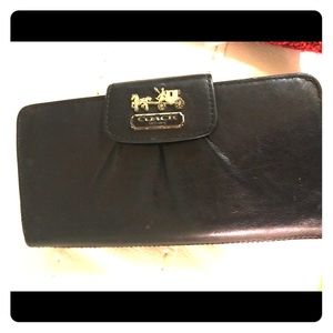 Coach wallet.black
